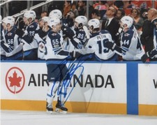 Winnipeg Jets Mark Scheifele  Signed Autographed 8x10 NHL Photo COA B
