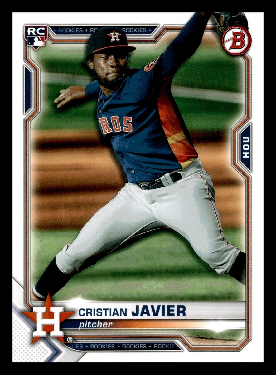 2021 Bowman Cristian Javier RC Rookie #83 Houston Astros NM-MINT