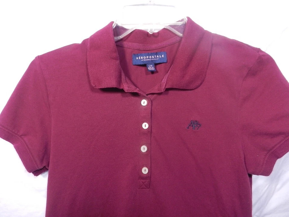 Camisa AEROPOSTALE Niñas ELASTIZADA ORIGINAL ESTILO POLO TALLA GRANDE Foto 2 de 4