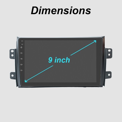 6G+64G For Suzuki SX4 2006-2013 Car Radio Stereo Android 13 GPS Navi Head Unit - Picture 3 of 16