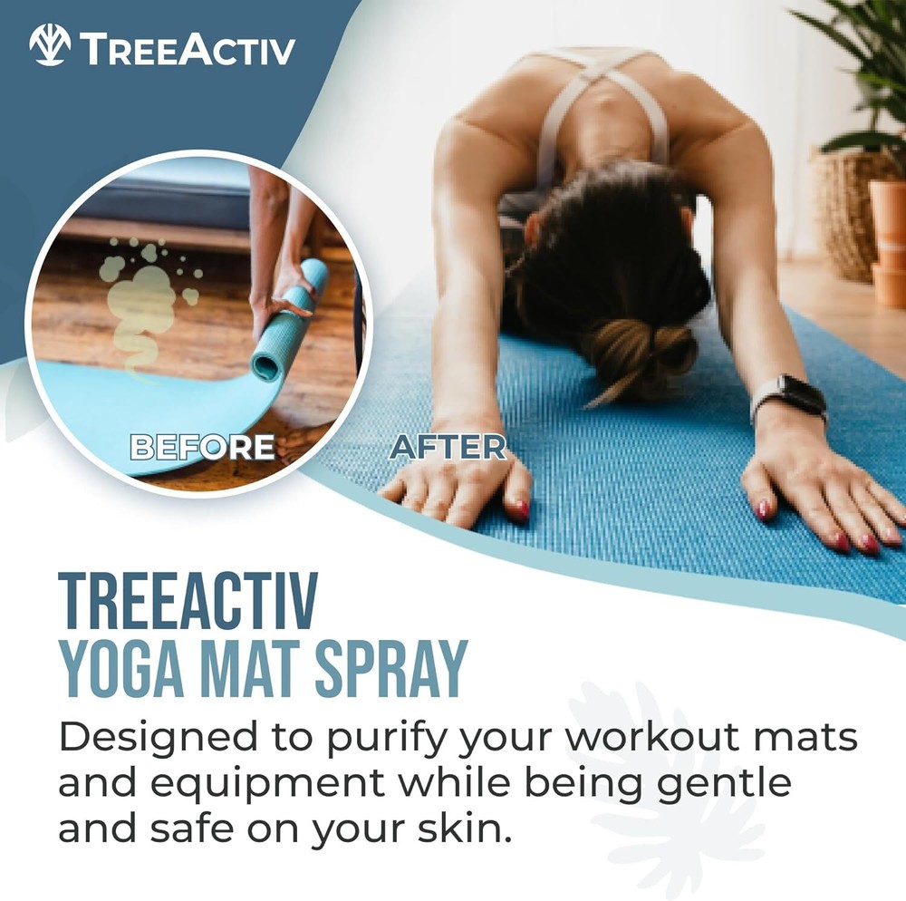 Eco-Friendly 4 fl oz Yoga Mat Cleaner Spray for Mats & Accessories