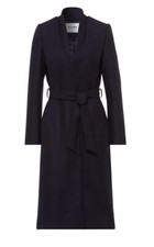 Classic Ivy & Oak Black Christina Italian Wool Sold Out Coat Bnwt Sz 40 Rrp £369