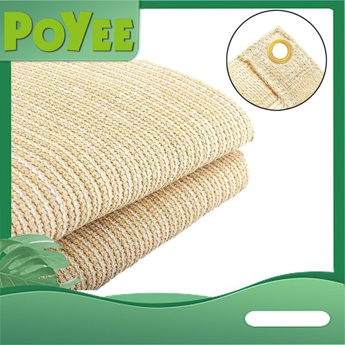 Cubierta de malla 90 % beige para patio parasol para pérgola, jardín - Imagen 1 de 7