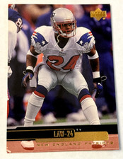 1999 Upper Deck Gold NFL Trading Card #126 Ty Law New England Patriots