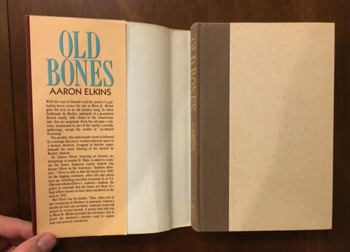 1987 "OLD BONES" by Aaron Elkins *SIGNED* - Imagen 6 de 12