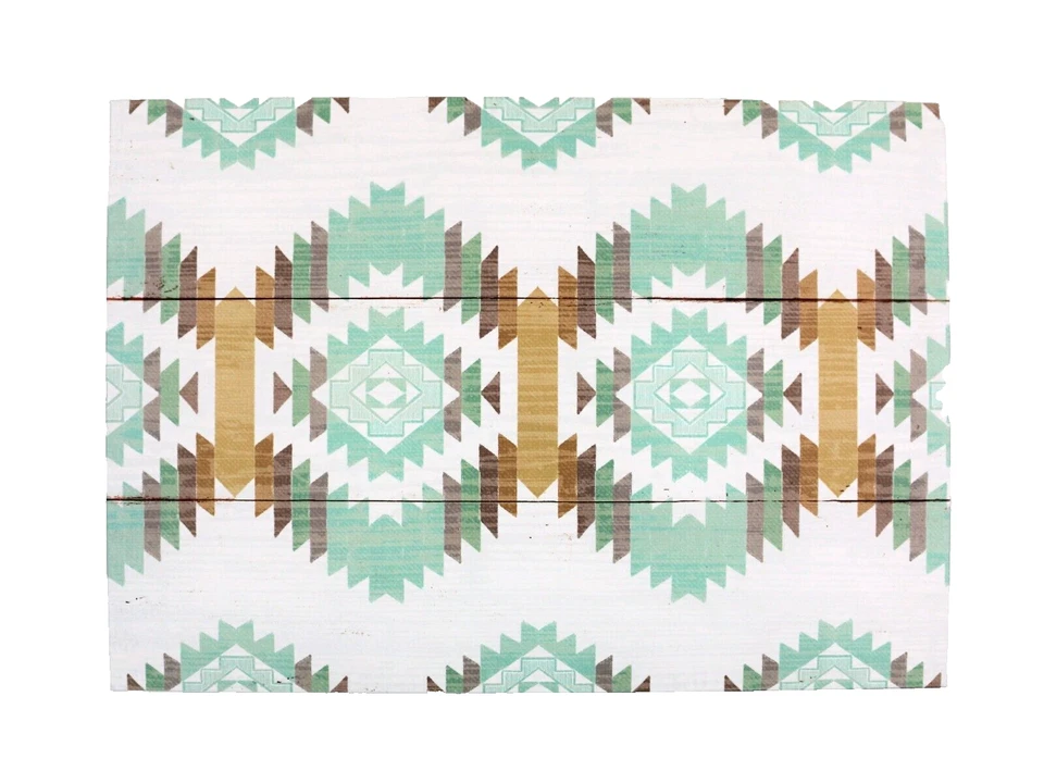 Ashland Western decorative box keepsake storage container white washed wood NEW - Image 3 of 4