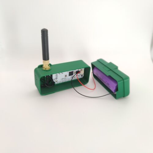 Custodia per HELTEC LoRa MESHTASTIC con antenna e batteria (compatibilità 18650) - Foto 12 di 23