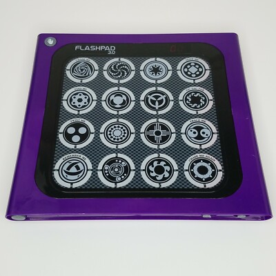 FlashPad 3.0 Touch N Go LED Touchscreen Purple Virztex Handheld Game Tested