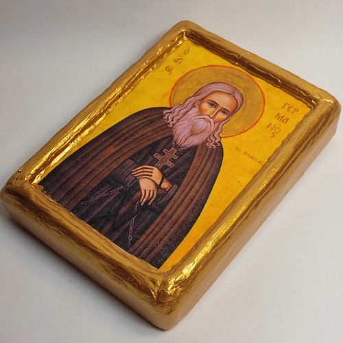 Saint German Germanus Germanos Herman of Alaska Eastern Greek Orthodox Icon - Picture 5 of 8