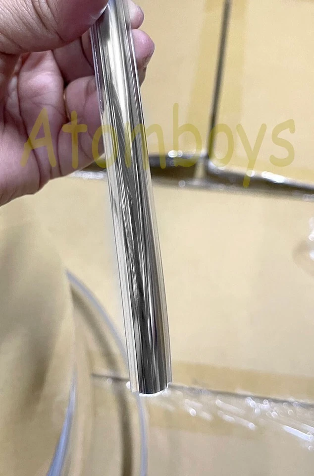 FOR Toyota corona mark 2 II RX20 REAR Windshield Mould INSERT CHROME TRIM DECOR - Изображение 2 из 4