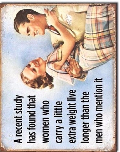 Frauen leben länger lustiges Zitat Poster Retro Ephemera Wanddeko Metall Blechschild - Bild 3 von 4