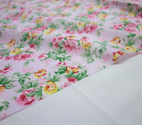 Vestidos de muñeca de colección florales de tela artesanal de polialgodón vendidos por metro - Imagen 46 de 140
