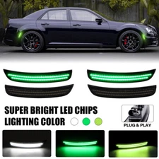 4PCS LED Front Rear Side Marker Light Lamps For 2015-2023 Chrysler 300 300C 300S