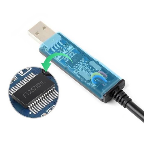 Industrial USB to TTLs Serial Cable Featuring Original FT232RNL Chip Technology - Zdjęcie 2 z 8