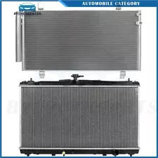 Car Radiator and A/C Condenser Kit Fits 2013-2017 Toyota Avalon Camry