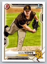 Kevin Kopps #BD-7 2021 Bowman Draft  San Diego Padres FBC