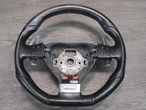 2008 VW R32 MK5 A/T LEATHER MULTIFUNCTION SPORT STEERING W SHIFTER PADDLES OEM