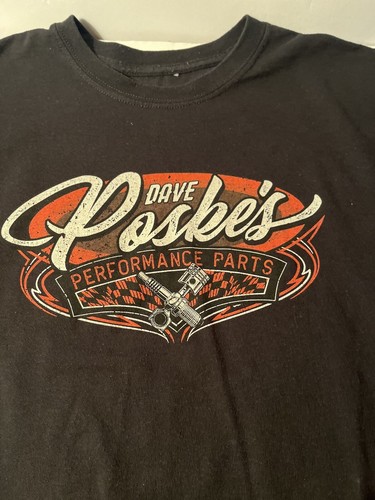 Dave Poske’s Performance Parts Herren XL schwarz T-Shirt Hoosier Racing Apparel  - Bild 2 von 5