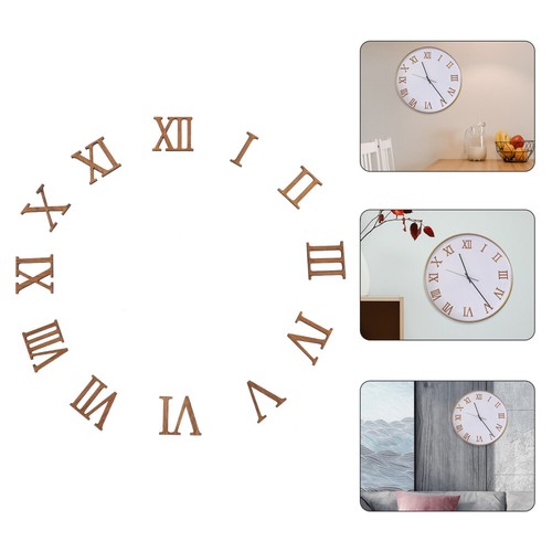 12pcs Replacement Convenient Clock Roman Numerals Wall Clock Roman Parts - Zdjęcie 9 z 12