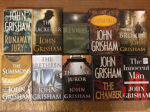 Lot of 10 John Grisham Legal Thriller Mystery ALL Hardcover HB HCDJ Books MIX - Picture 5 of 10