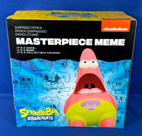 New SURPRISED PATRICK Spongebob Squarepants MASTERPIECE MEME FIGURE Series 1 - Picture 4 of 8