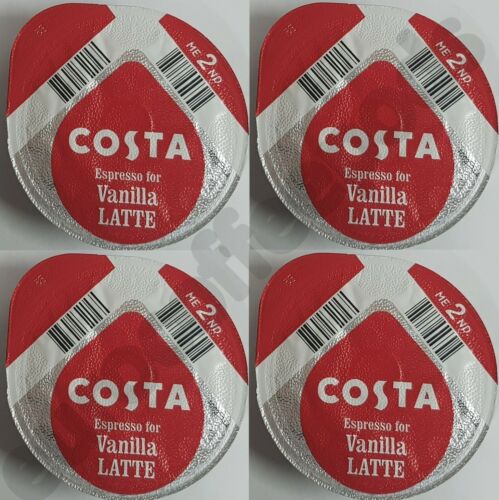24 x Tassimo Costa Espresso for Vanilla Coffee T-discs (Sold Loose) Expresso