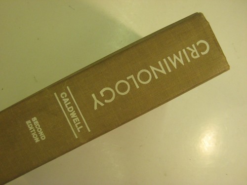 Kriminologie Robert B. Caldwell Kriminalpsychologie Buch HC 2. Auflage 1965 - Bild 2 von 4