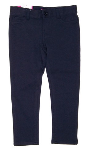 French Toast Little Girls 5 Pocket Skinny Stretch Knit Pants NWT Size 5 Navy