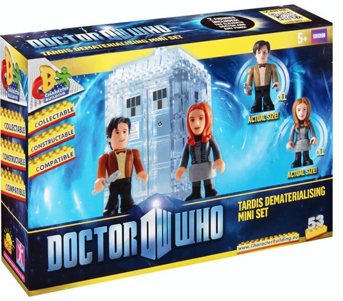 Doctor Who Tardis Dematerialising Mini Set Character Building NEW - Picture 2 of 4