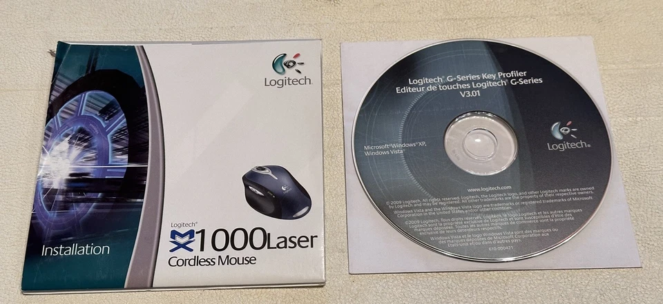 Lote de 16 discos de software Logitech Mouse Setpoint Rumblepad 2 QuickCam Foto 2 de 4