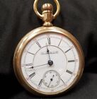 Railroad Grade Pocket Watch 46655 1899 Hamilton 975295 18s 17 Jewel