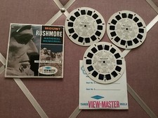 View Master Mount Rushmore Natl Memorial 3 reel packet A487 -GE2