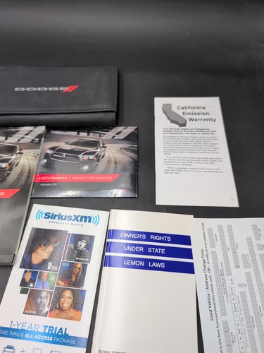 2014 Dodge Charger Owners Manual With Case OEM Includes SRT 14 - Picture 2 of 3