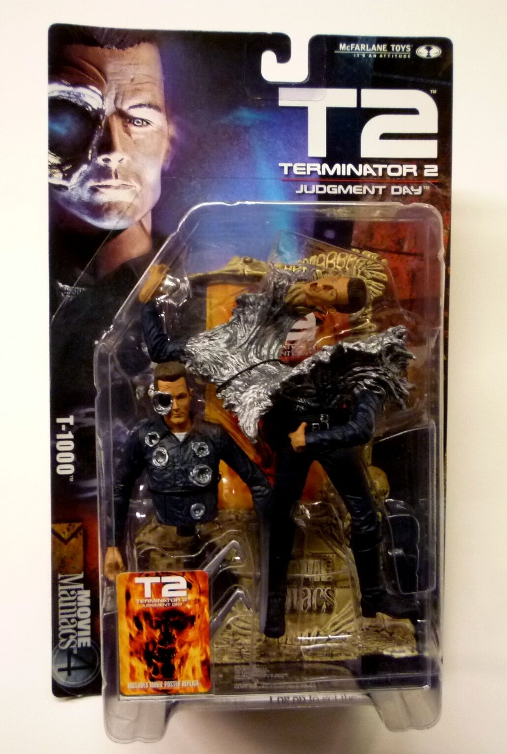 McFarlane Toys T-1000 Terminator Movie Maniacs Series 4 Action Figure New 2001 McFarlane Toys T-1000 Terminator Movie Maniacs Series 4 Action Figure New 2001