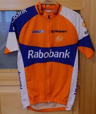 Rabobank - Giant, Camicia da ciclismo da uomo di AGU, taglia XS