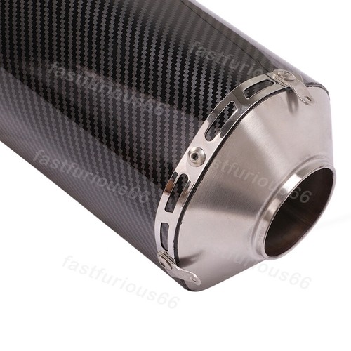 51mm Universal Tips For Motorcycle Exhaust Muffler Pipe With DB Killer Silencer - Picture 11 of 12