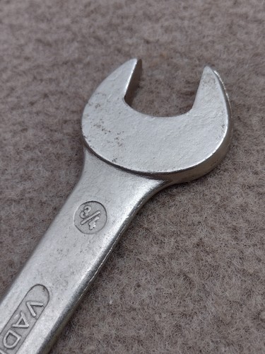 Vadimonium 5/8" x 3/4" Double Open End Wrench Germany German Made Standard Tool. - Picture 6 of 12