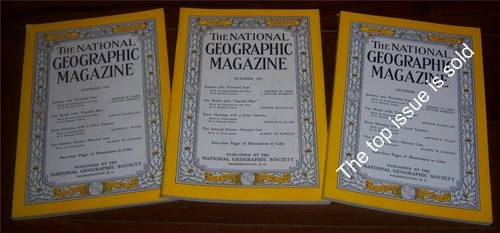 National Geographic 1951's Various Month-PICK 1 Jan Feb Mar May July Aug Oct Dec - Imagen 31 de 35