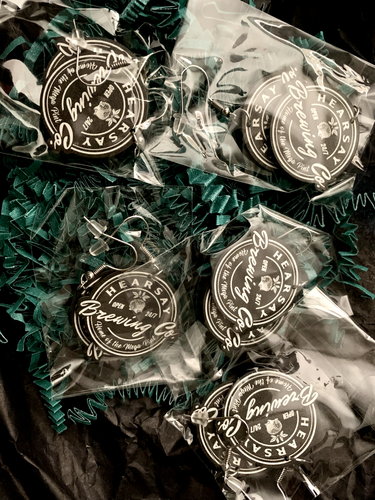 Johnny Depp Hearsay Brewing Co Acrylic Earrings Novelty Handmade Dangle Earrings