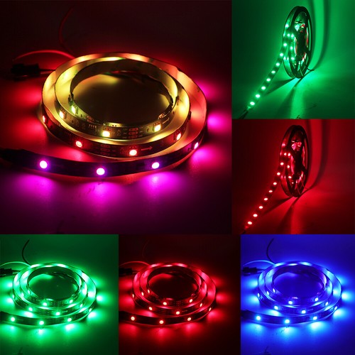 WS2812B WS2811 IC LED Streifen 5V 12V Licht Stripe 5050 RGB Leiste Adressierbar - Bild 24 von 25