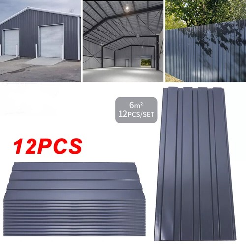 12x Profilblech Trapezblech Blech Metall Dachblech Dach Platten Stahlblech 6m² - Bild 1 von 27