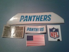 Panthers bumper football helmet decals for full size helmets