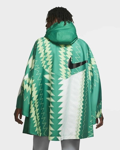 NIKE MENS NIGERIAN SOCCER PONCHO ONE SIZE NWT $180 - Picture 3 of 3