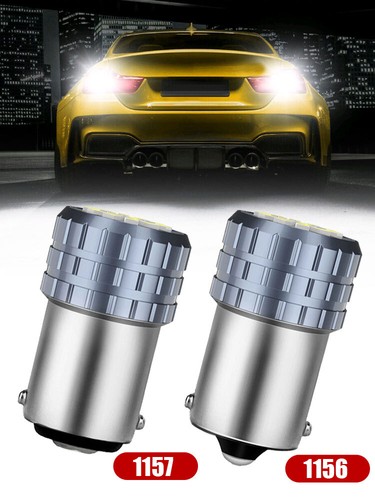 2Pcs 1156 1157 LED Bulbs 15SMD Car Reverse Backup Turn Signal Light Accessories - Picture 11 of 15