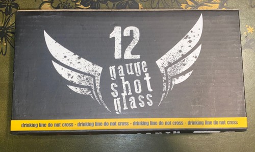 12 Gauge Shot Glasses 2 Sets of 4 New In Boxes - Picture 4 of 4
