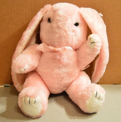 Cute Pink Stuffed Bunny Rabbit Animal Toy ~10