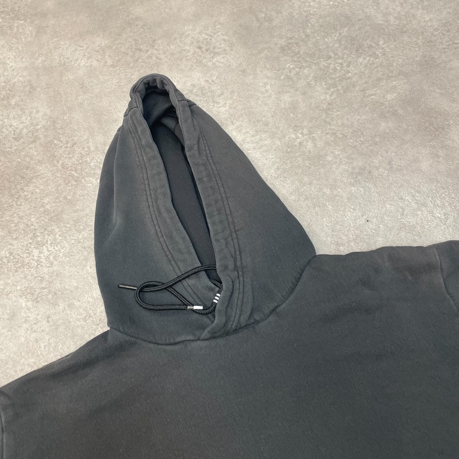 Adidas Hoodie Mens Y2K Pull Over Spellout Sweatshirt, Black Medium image 7