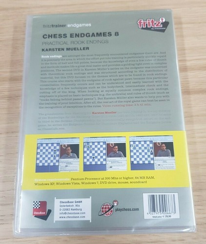 Fritztrainer Endgames Karsten Mueller Chess Endgames 8 Practical Rook Endings - 第 2/2 張圖片