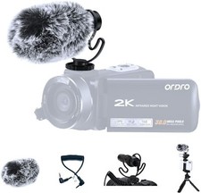 ORDRO Professional Video Microphone, Camera Mic with Shock Mount -External Video