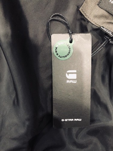 NWT G-STAR RAW Women's Meefic Hooded Padded Puffer Short Jacket In Cool Gray **S - Picture 11 of 23